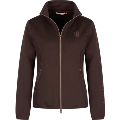 Imperial Riding - Cardigan Sporty Sparkle - Bruin - Maat XS