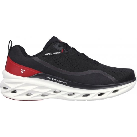Skechers Glide Step Swift - Midio 232636-BKRD, Mannen, Zwart, Hardloopschoenen, maat: 42