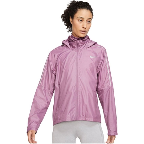 Nike Shield Jasje Dames - Light Bordeaux / Reflective Silv - L