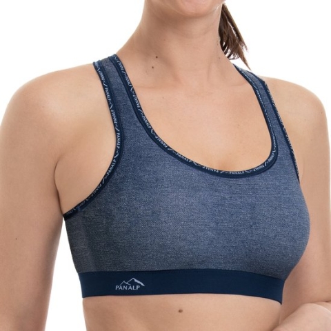 Anita - PanAlp Delta Top - Sport bh met schalen - Jeans - 70E