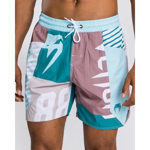 Venum Summer 88 Boardshort Clearwater Mozaic Blue S - Jeans Maat 30