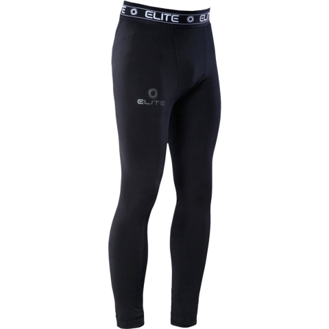 Elite Sport Compression Legging Keeperbroek Kinderen - Zwart | Maat: 16