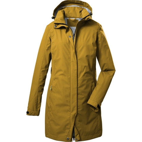 Killtec Kos 93 Women Parka - Outdoorjas - Dames - Geel - Maat 38