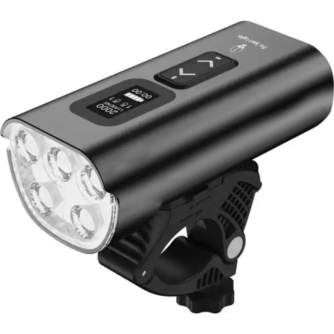 Fietsverlichting Pro Sport Lights Voorlicht USB Oplaadbaar 2000 Lumen - Racefiets/MTB LED Fietslamp
