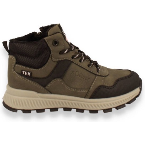 S. OLIVER S.Oliver Jongens Sneaker Kaki Comb KAKI 30