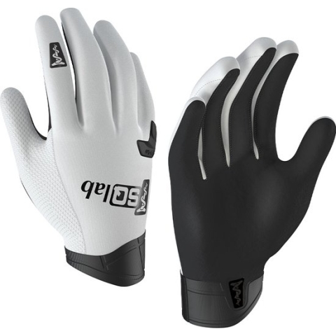 SQlab One11 Fietshandschoenen - Slim Fit - Dun & Flexibel - Pols bescherming - Externe draden - Maat M - Wit/Zwart