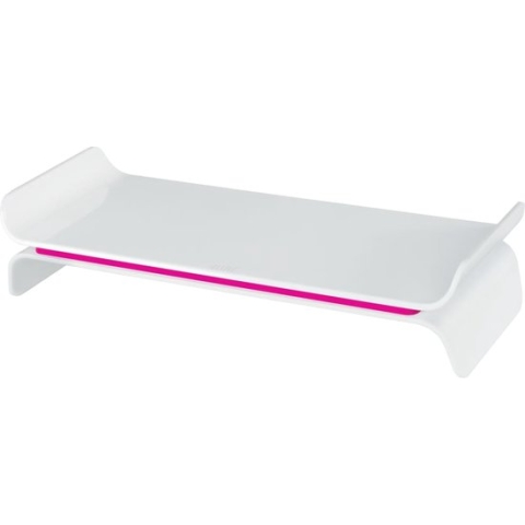 Leitz WOW Ergo Ergonomische  Verstelbare Monitorstandaard - voor Monitor tot 27" - Roze