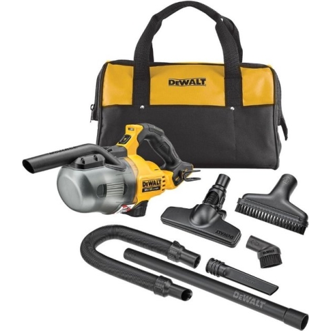 DeWALT DCV501LN 18V XR L-klasse steelstofzuiger met opzetstukken in opbergtas (zonder accu en lader)