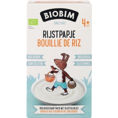 Biobim Rijstpapje 4mnd+ Biologisch