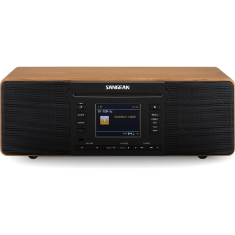 Sangean DDR-66BT Persoonlijk Digitaal Walnoot