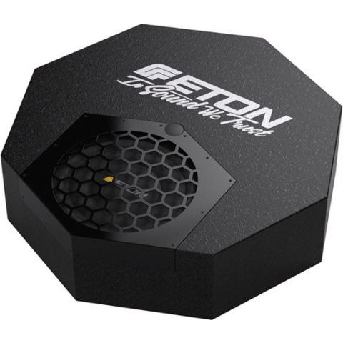 Eton RES10A - Autosubwoofer - Subwoofer voor in reservewiel - 10 inch Actieve subwoofer - Met ingebouwde versterker - 300 Watt RMS - Ondiepe kist - Gesloten behuizing
