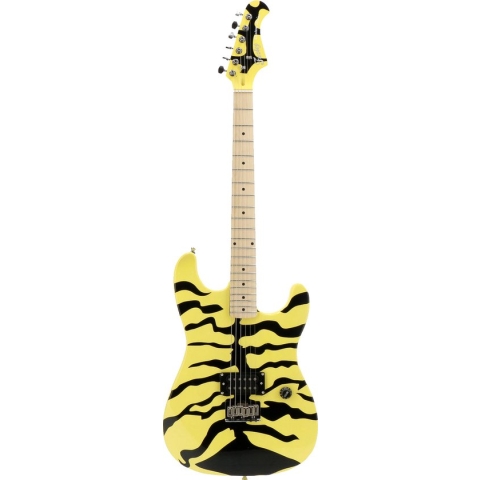 Fazley Hot Rod V2 FTD182YT-M Yellow Tiger elektrische gitaar met vaste brug