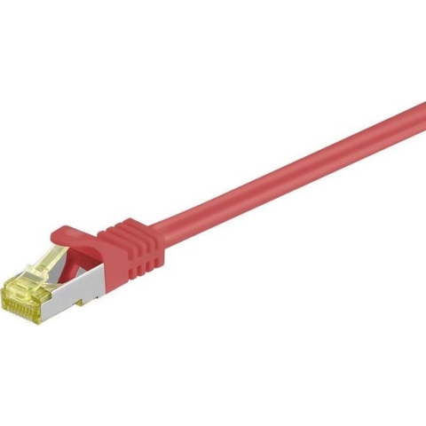 Danicom Cat7 S/FTP (PIMF) patchkabel / internetkabel 50 meter rood - netwerkkabel