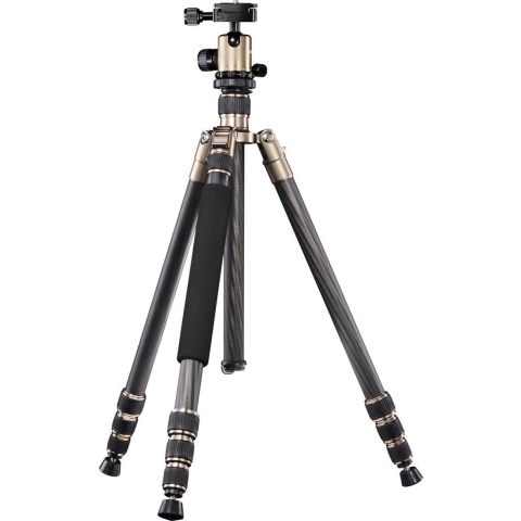 Mantona Titanium Carbon 2 in 1 Statief, 159cm.