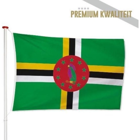 Dominicaanse Vlag Dominica 200x300cm - Kwaliteitsvlag - Geschikt voor buiten