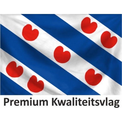 Friese Vlag Friesland 150x225cm Premium - Kwaliteitsvlag - Geschikt voor buiten