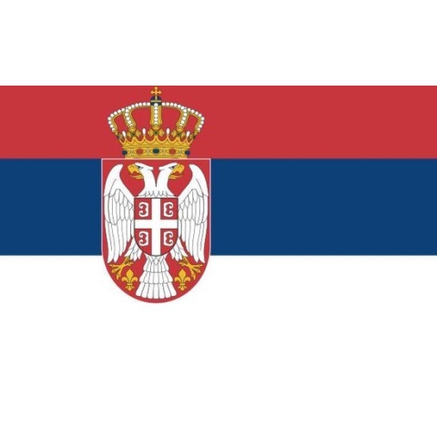 Servische vlag 100x150cm - Spunpoly