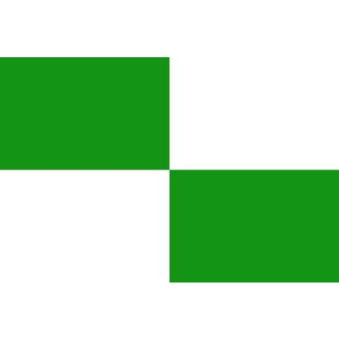 Vlag Sint-Agatha-Berchem 150x225cm