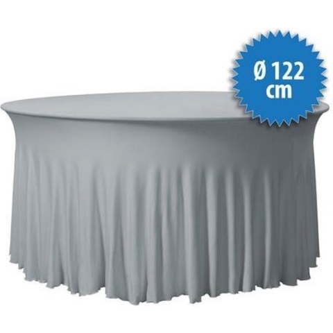Cover Up tafelrok Surf - Ø122cm  - Grijs