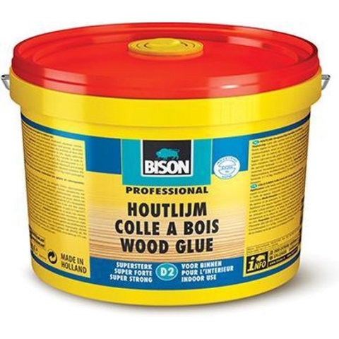 Bison houtlijm D2 - 5 kg.
