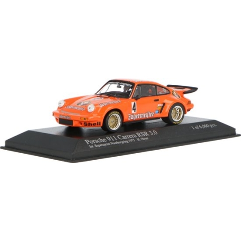 Porsche Carrera RSR 3.0 Minichamps 1:43 1975 Hans Heyer Jägermeister 430756904 Nürburgring