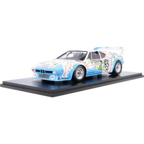 BMW M1 Spark 1:18 1980 Dieter Quester / Didier Pironi / Marcel Mignot BMW-France 18S672 24H Le