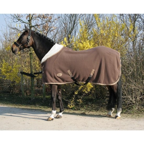 Harry's Horse Teddyfleece deken 1/2 hals 145cm navy