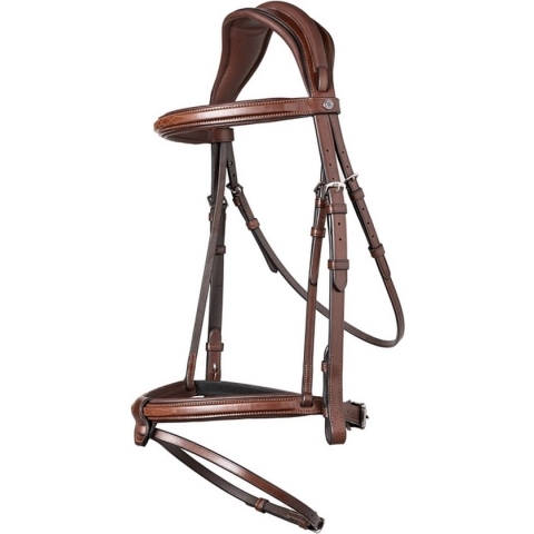 Trust Hoofdstel Geneva - maat Full - brown/silver