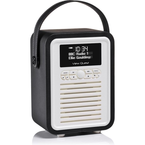VQ Retro Mini Zwart | Radio’s | Beeld&Geluid - Audio | VQ-MINI-BK