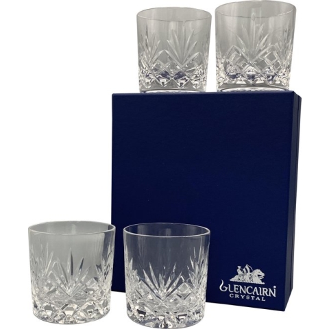 Zeer exclusieve Glencairn SKYE Geschenkset 4x Whiskyglas - Kristal 24% loodkristal - Made in Scotland