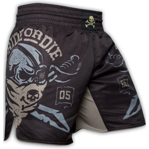 Pride or Die Pirate Fight Shorts Zwart L - Jeans Maat 34