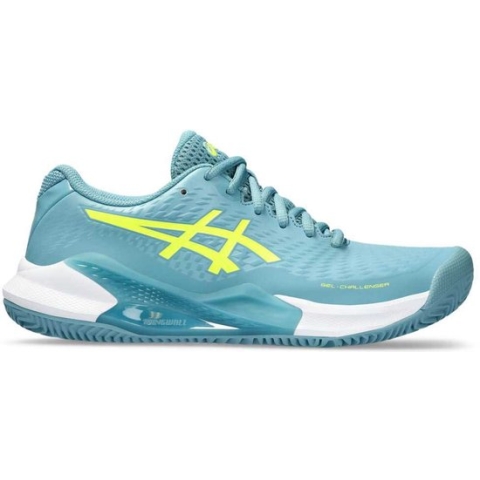Asics Tennisschoen Gel Challenger 14 Clay Dames Blauw Geel
