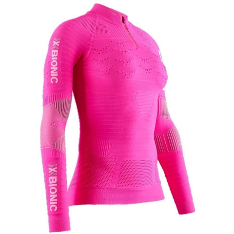 X-bionic Effektor 4.0 Trail Lange Mouwenshirt Roze M Vrouw