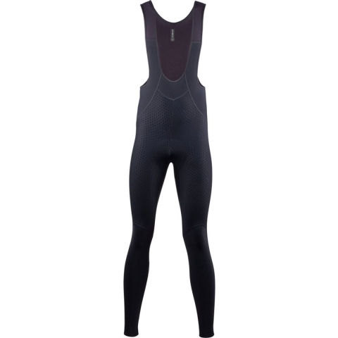 Nalini - Heren - Fietsbroek lang met Bretels - Winter Fietsbroek met Zeem - Thermo Wielrenbroek - Zwart - ADVENTURES BIB TIGHT (CMP) - M