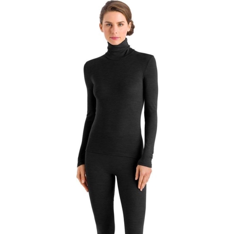 Hanro - Woolensilk - Dames Coltrui - Zwart - S