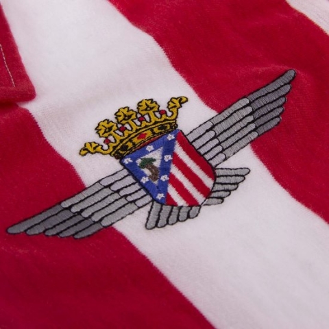 COPA - Atletico de Madrid 1939 - 40 Retro Voetbal Shirt - XL - Rood; Wit