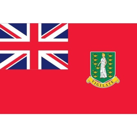 vlag Britse Maagdeneilanden - Koopvaardij 200x300cm