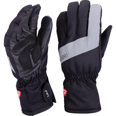 BBB Cycling SubZero Full Fingers Fietshandschoenen Winter - Thermo Fiets Handschoenen Waterdicht & Winddicht - Touchscreen - Zwart - Maat L - BWG-34