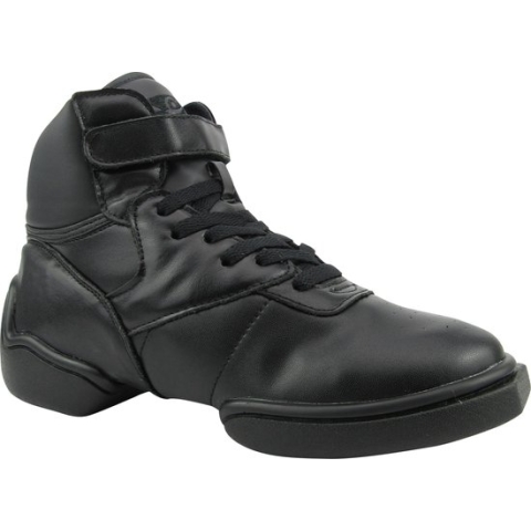 Rumpf 1500 High Top Sneaker Leather upper black Jazz Street Hip Hop Zwart Maat 46, UK 11