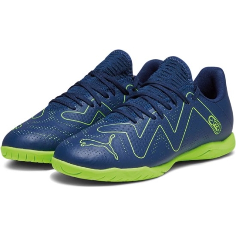 PUMA FUTURE PLAY IT Jr Kinder Sportschoenen - Blauw/Groen - Maat 33