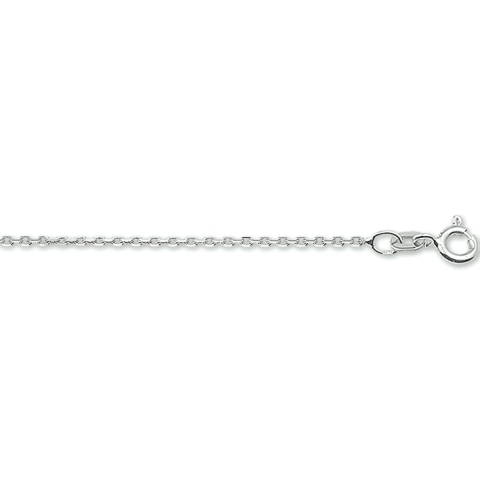 Collier Anker Gediamanteerd 1,3 Mm