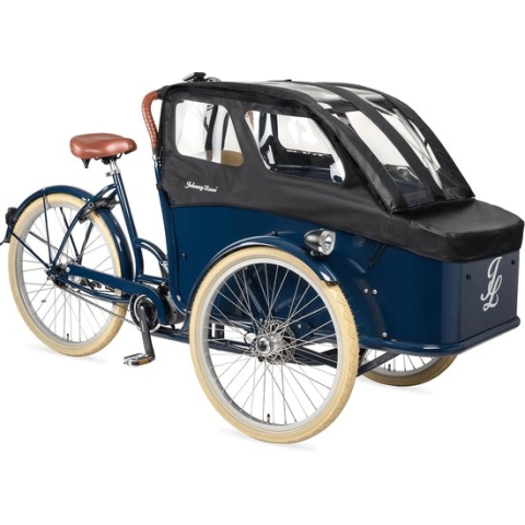 Johnny Loco Regenhuif de Luxe 1.0 compleet ( driewielbakfiets )