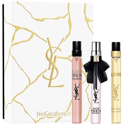 Yves Saint Laurent Discovery Giftset - Black Opium EDP 10 ml + Mon Paris EDP 10 ml + Libre EDP 10 ml - cadeauset voor dames