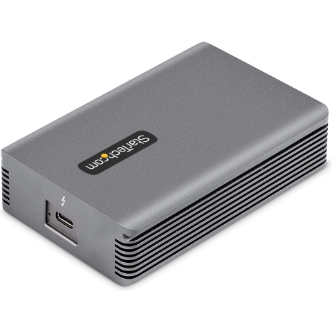 StarTech.com Thunderbolt 3 naar Ethernet Adapter, 10GbE, Multi-Gigabit, Thunderbolt 3 naar RJ45 Netwerk Adapter, 10GBASE-T/5-2.5GBASE-T, 10G Adapter met TB3 Gecertificeerde Kabel, Win/Mac (TB310G2)