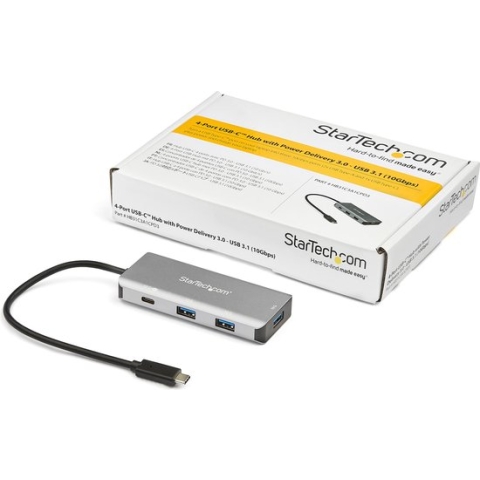 StarTech.com - 4-poorts USB-C Gen 2 Hub - 10 Gbps - 25 cm