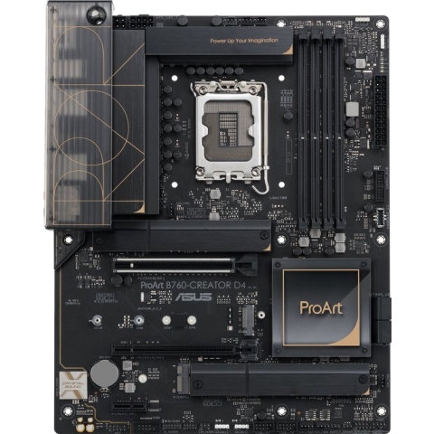 ASUS PROART B760-CREATOR D4, Intel, LGA 1700, Intel® Celeron®, Intel® Core™ i3, Intel® Core™ i5, Intel® Core™ i7, Intel® Core™ i9,..., LGA 1700, DDR4-SDRAM, 128 GB