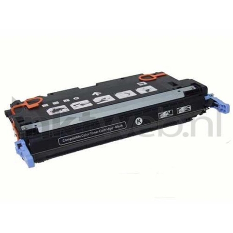FLWR - Toner / 644A / Zwart - Geschikt voor HP
