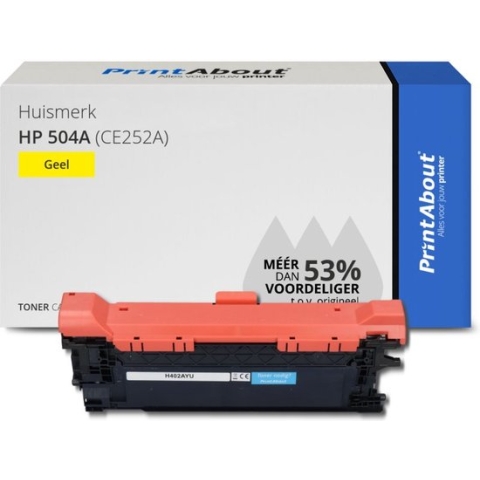 HP 504A (CE252A) toner geel Huismerk