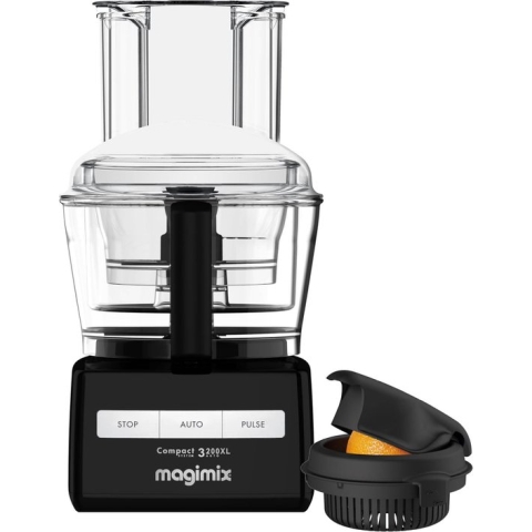 Magimix - Foodprocessor - CS 3200 XL - Zwart - Citruspers - 30 jaar motorgarantie