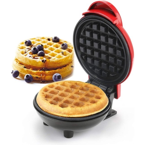 Donutmaker /antiaanbaklaag - wafelmaker - wafelijzer / waffle maker, waffle iron for Brussels waffles,